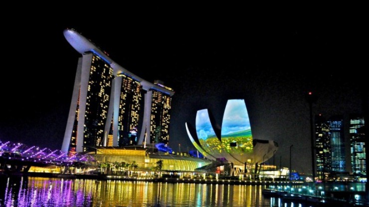 éclairage singapour