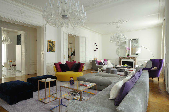 Découvrez le style moderne de cet appartement à Paris.