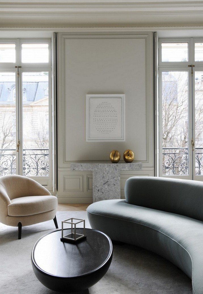 Une Maison raffinée et contemporaine à Paris Par Joseph Dirand > Magasins Deco > Les derniéres nouvelles sur le monde du design d'interieur > #maisonparisienne #magasinsdeco #josephdirand